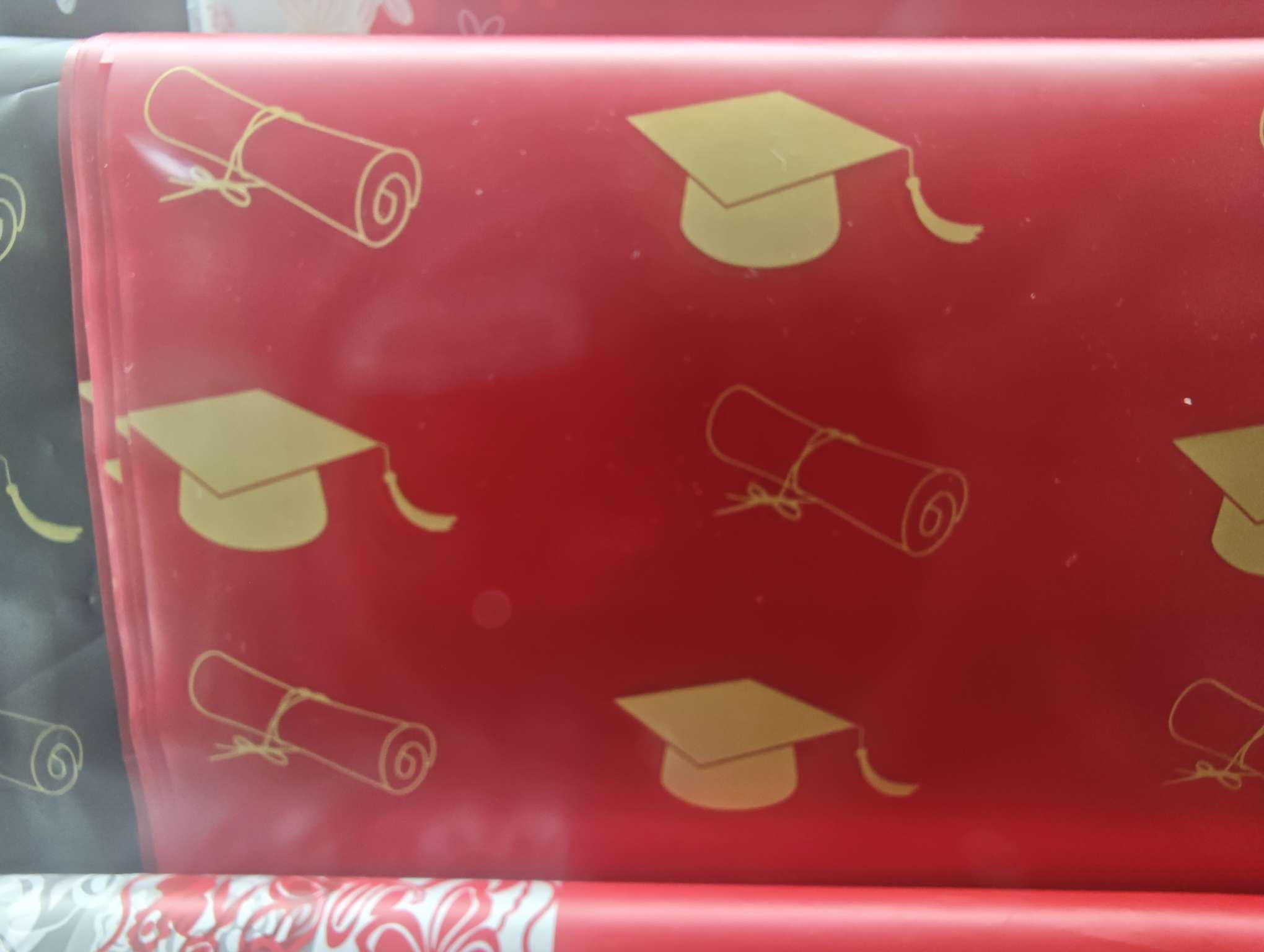 Pengfa Packaging Factory Store Graduation Season Waterproof Bow, book roll, flower wrapping paper, College entrance examination Doctoral cap, sunflower bouquet wrapping paper, Special flower wrapping paper for flower art and flower shops, thickened waterproof Korean plain paper, flower bouquet wrapping paper detail image 11