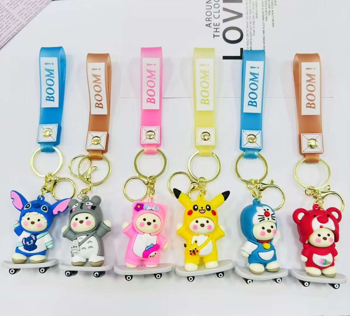 亚克力钥匙扣流沙瓶工艺品 钥匙配饰礼品 钥匙扣配件创意时尚便携装饰品详情图7