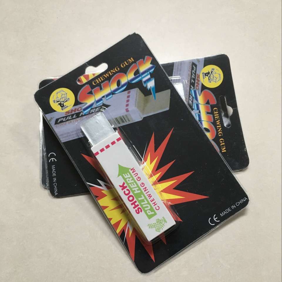 电人口香糖 带电的口香糖 整蛊电人玩具批发 触电整人玩具 电人笔详情图3