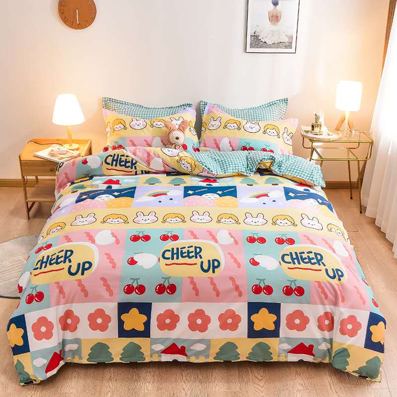 植物羊绒磨毛四件套7457                 1