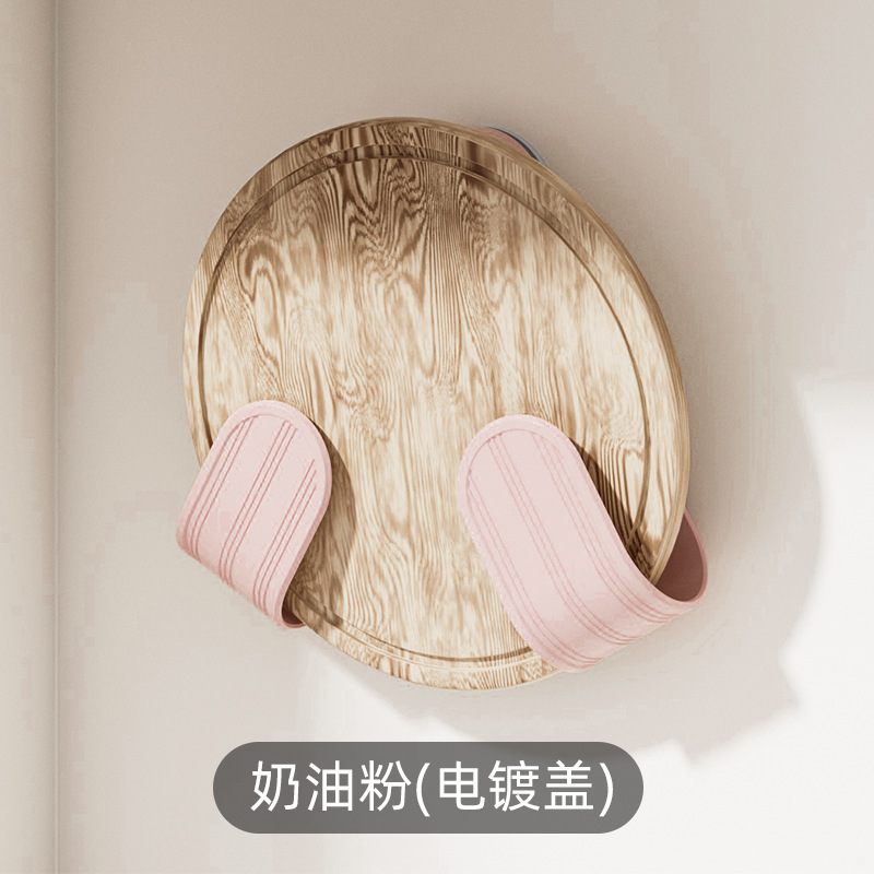 F55- Suction pot cover rack Rotary pot wall hanging perforation-free storage rack Storage rack Cutting board rack Cutting board rack Application Scenario