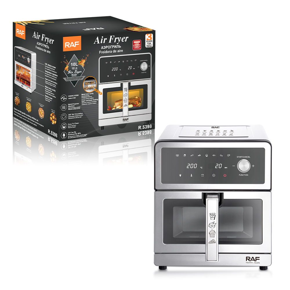 RAF European Standard cross-border 8L air fryer, a new household product, multi-functional smart home visual electric fryer, smoke-free details Picture