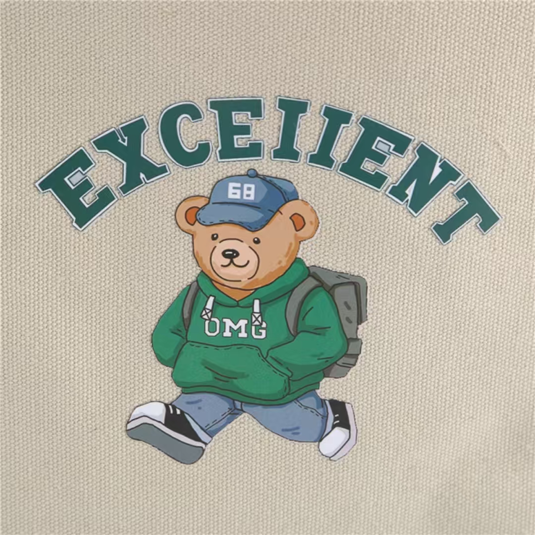 600D thickened canvas bag, large-capacity casual single-shoulder backpack pic 8