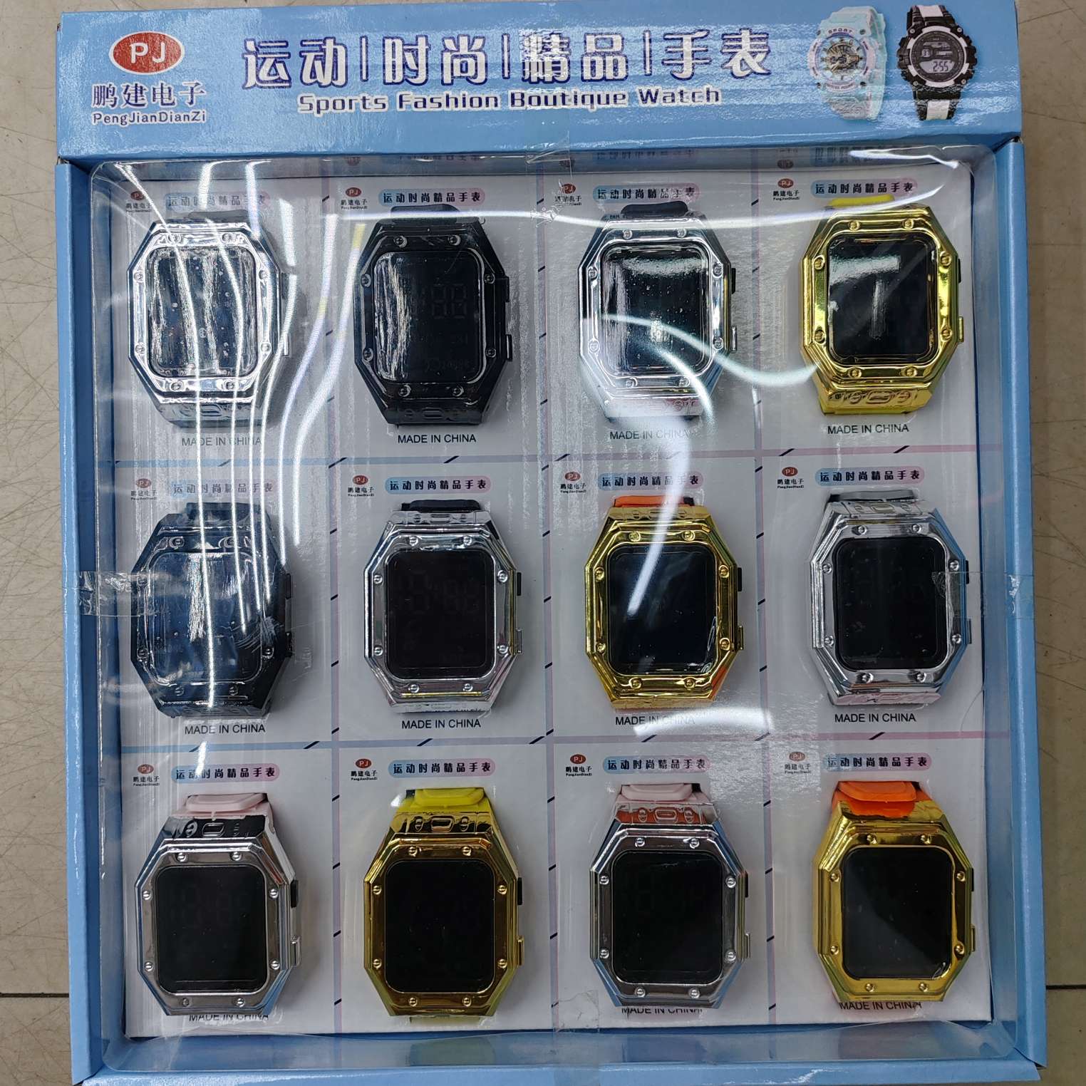 时尚潮流电子表 高端精致饰品表 个性创新设计 显瘦手环表 儿童新款手表详情图4
