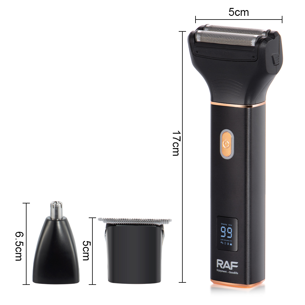 RAF Cross-border three-in-one electric hair clipper for men, electric clipper for shaving hair set, electric clipper USB interface details Picture