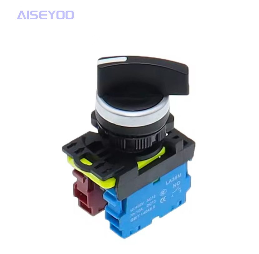 Rotary switch LA36M modular button point operation LA38 self-resetting self-locking position normally open and normally closed 22mm pic 9