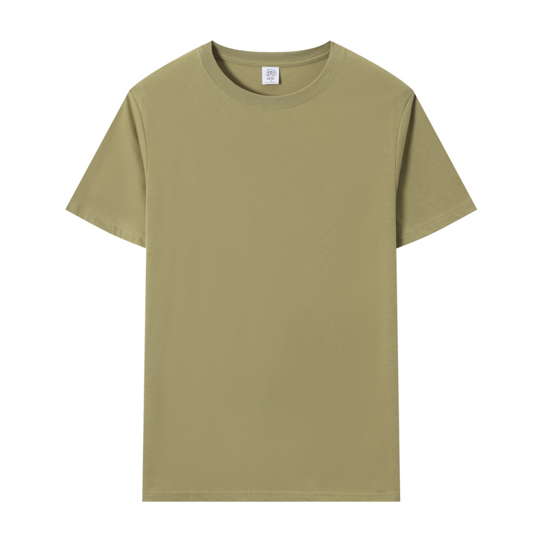 Advertising shirts, men's short-sleeved casual T-shirts, exquisite and comfortable clothes, new T-shirt customization, fashionable and casual style, men's and women's same style class uniforms, work uniforms, group uniforms customization Item Picture