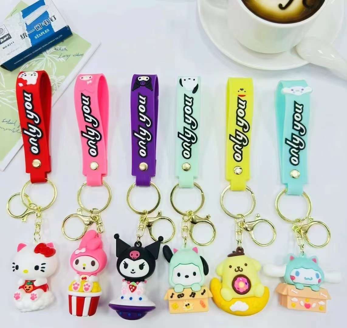 亚克力钥匙扣流沙瓶工艺品 钥匙配饰礼品 钥匙扣配件创意时尚便携装饰品详情图5