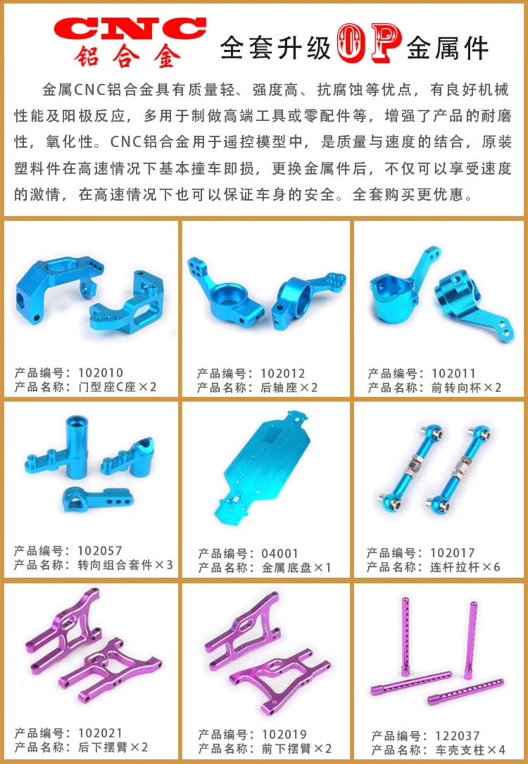 无限HSP 94123 专业RC四驱成人玩具高速全比例遥控赛车模型漂移车合金车模型车玩具车工程车车模儿童玩具 合金车玩具详情2