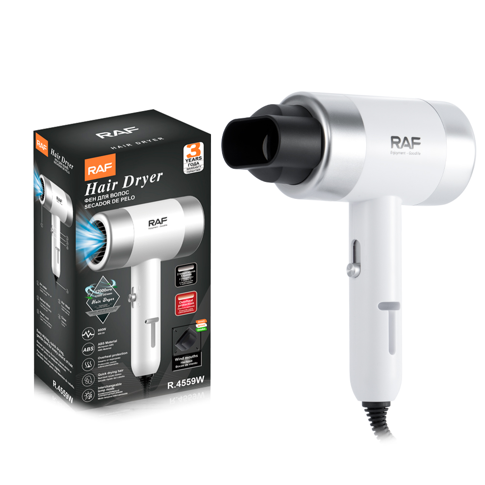 RAF European standard cross-border high-speed hair dryer for home use, non-damaging hair care, negative ion hair care, silent Application Scenario