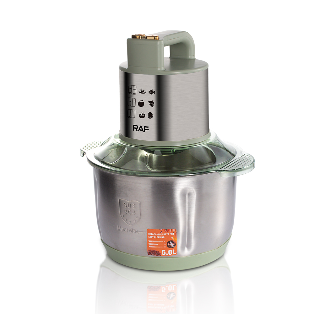 RAF European-standard multi-functional electric meat grinder, 5L large-capacity mincing machine, garlic mincing machine, meat mincing machine, cross-border household model Application Scenario