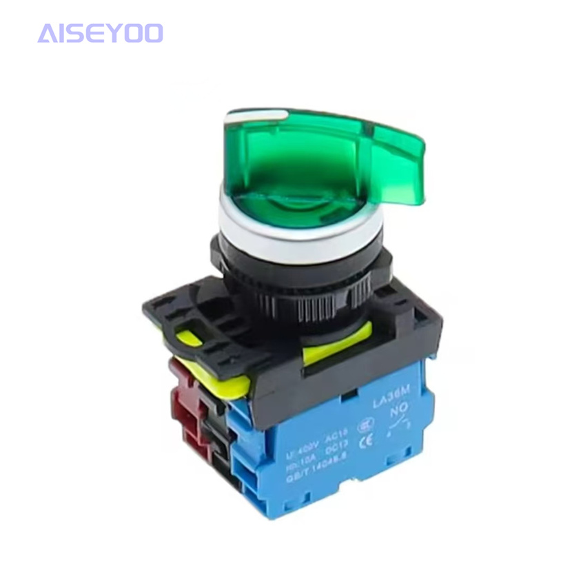 Rotary switch LA36M modular button point operation LA38 self-resetting self-locking position normally open and normally closed 22mm pic 6