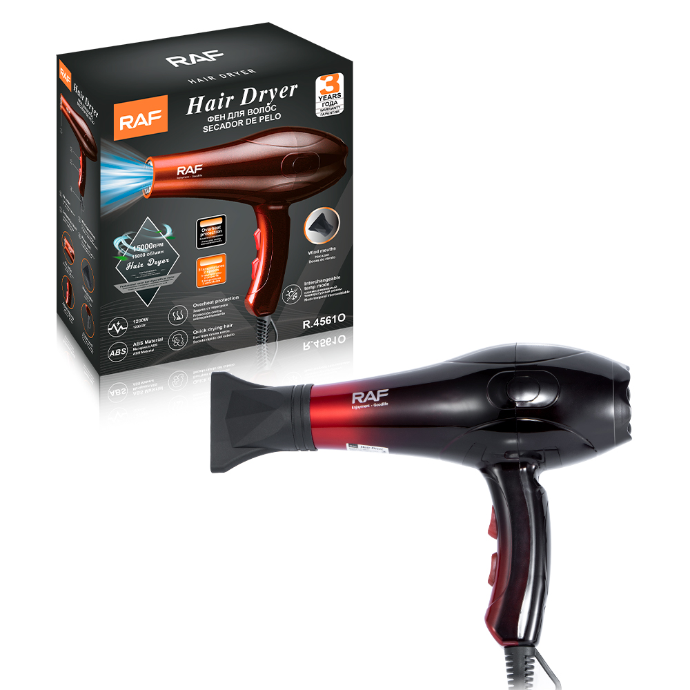 RAF欧规跨境专供 电吹风机发廊家用大功率发型师理发店专用风筒详情5