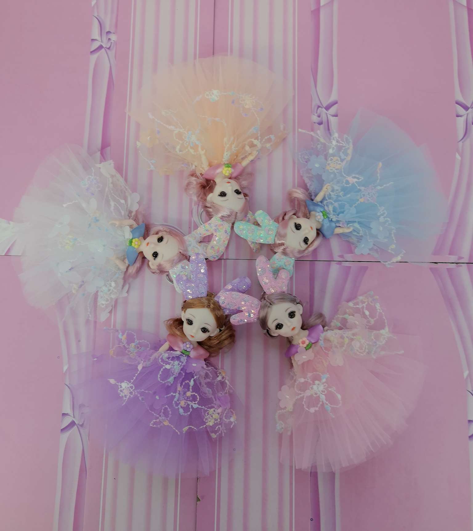 潮玩芭比娃娃套装 玩具娃娃公仔 娃娃及配件全套 儿童玩具礼物，艾妮娃娃，可动可玩，声光音乐，万向可动产品图