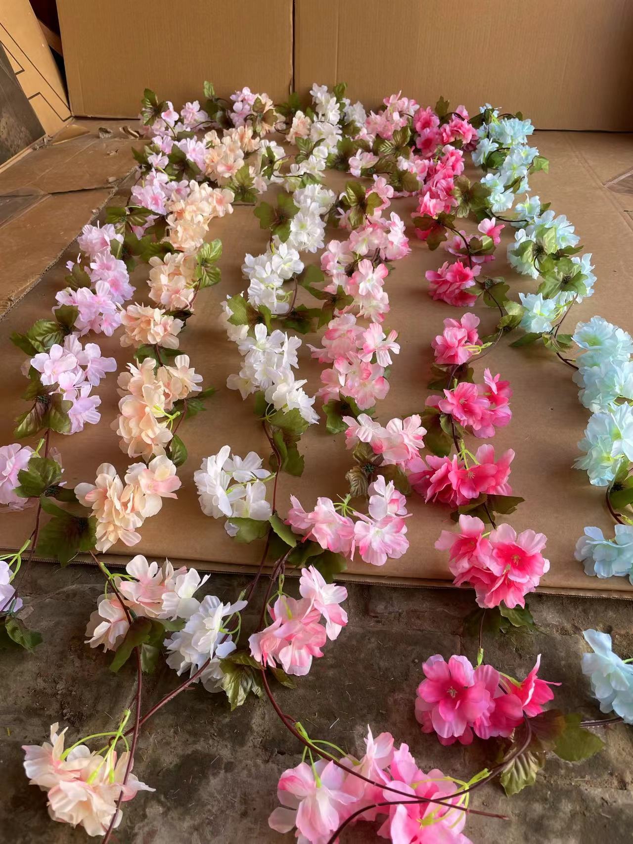 绢花假花朵永生花 仿真悬挂花装饰