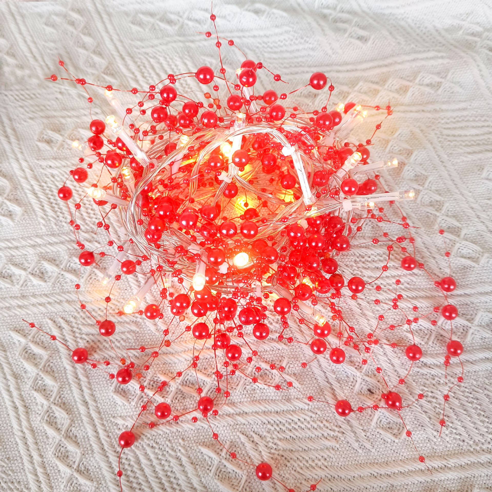 悦隐家居LED圣诞装饰灯串电池盒USB电源节日装饰灯圣诞灯饰