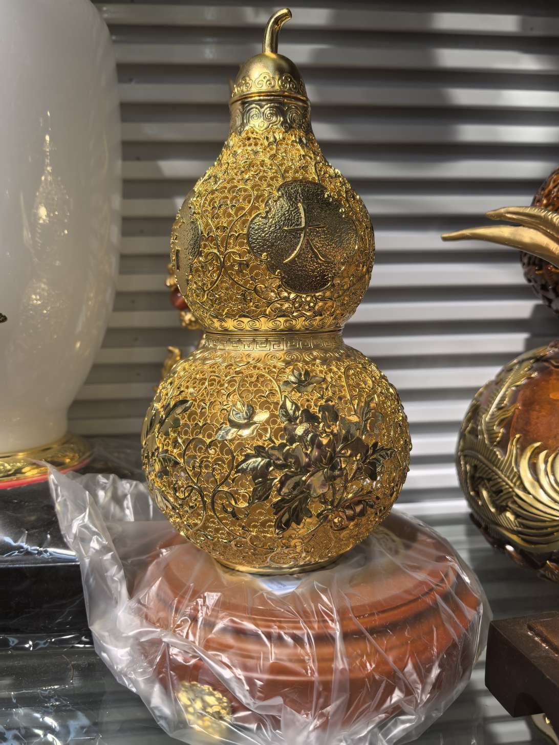 Pure copper home ornaments, feng shui ornaments, gifts for housewarming, gifts for great wealth and honor, business gifts for prosperity and honor details Picture