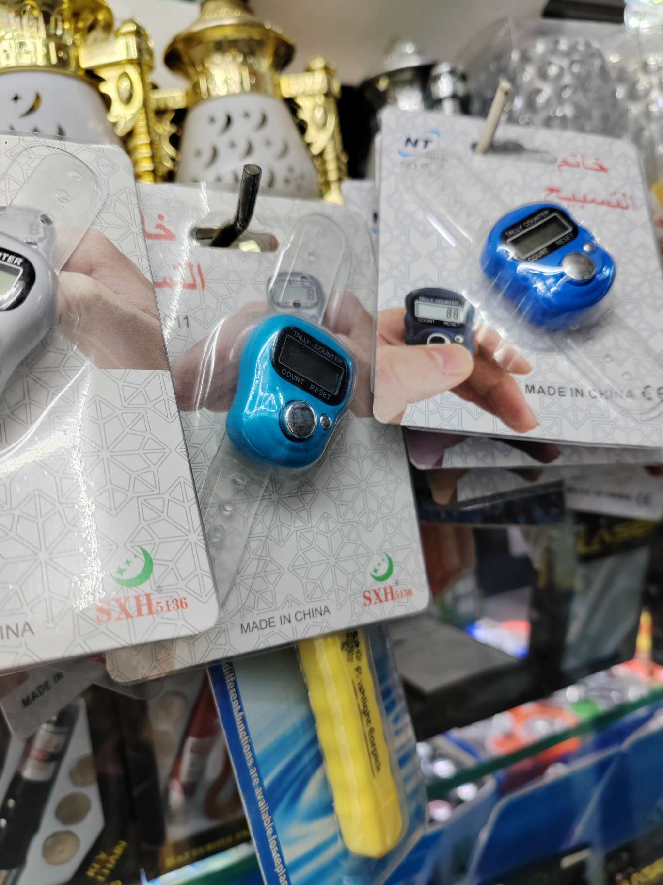 批发一心计数器升级充电手指戒指夜光电子数显手按点数记数器代发详情图5