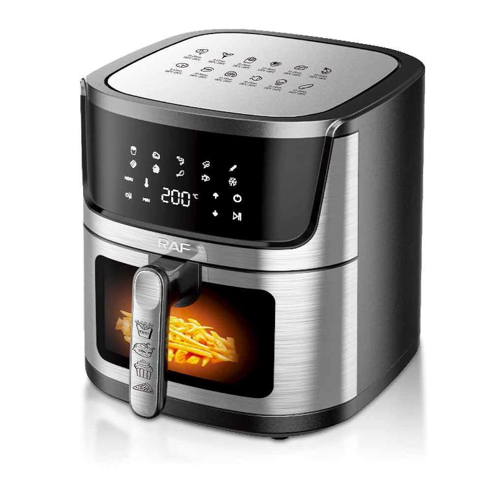 RAF European Standard cross-border 9L air fryer, large-capacity, multi-functional, smart home digital display air circulation Item Picture