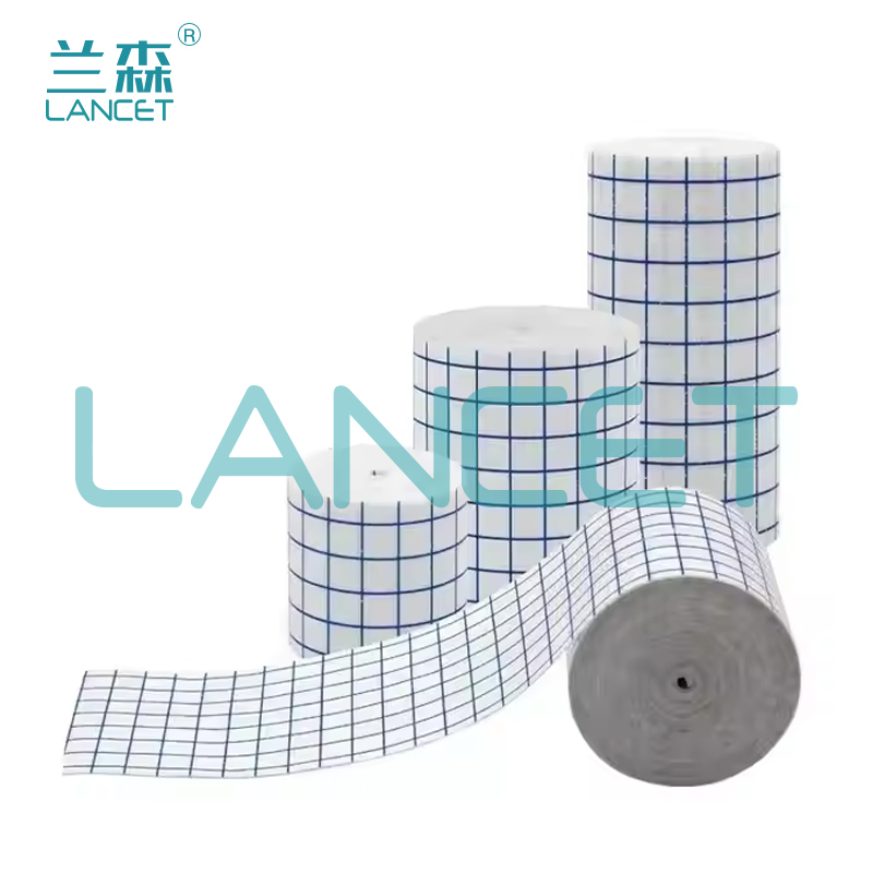 Non-woven fabric breathable tape, spunlace fabric tape, elastic adhesive tape, fixed dressing roll, pressure-sensitive adhesive tape, spunlace non-woven fabric auxiliary material roll details Picture