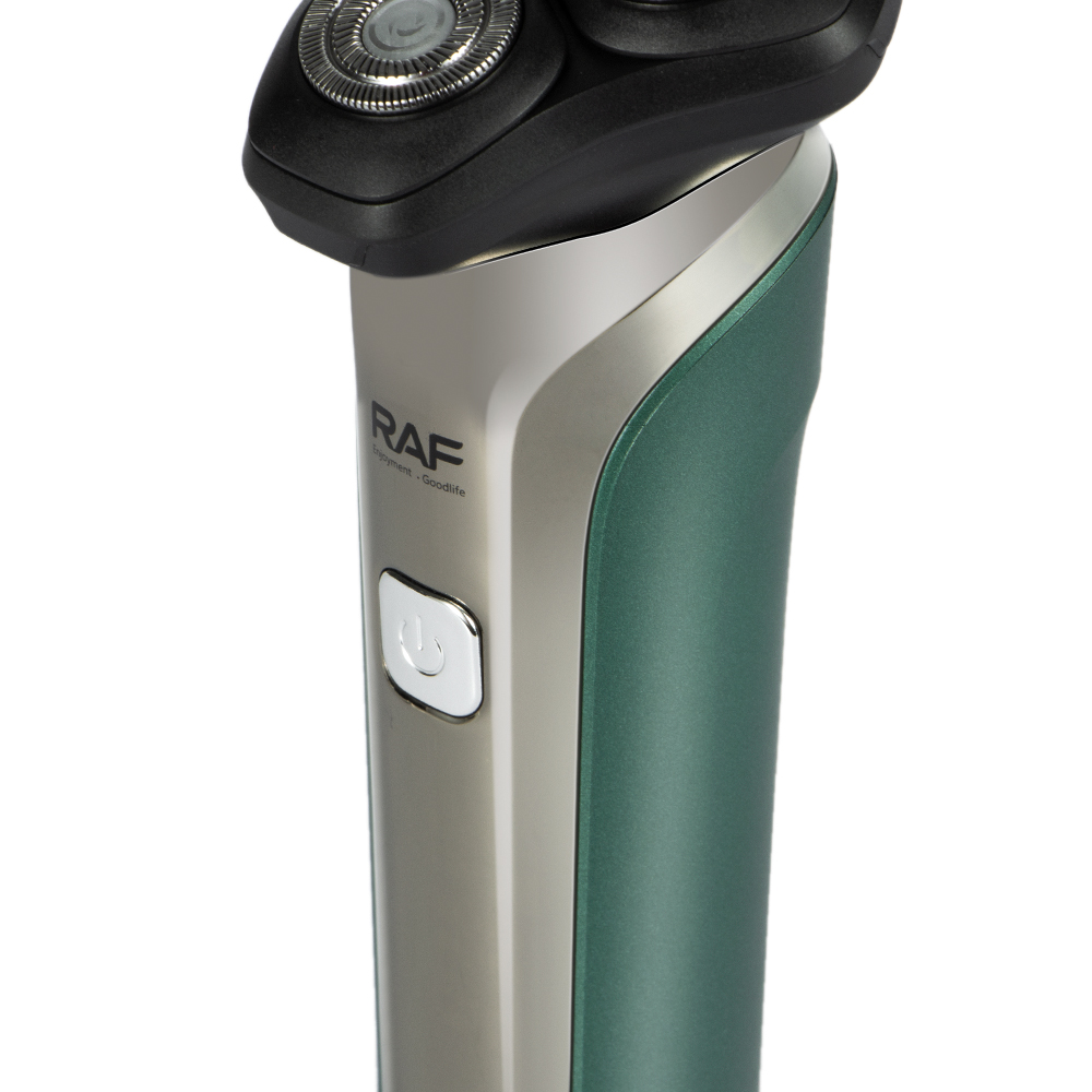 RAF cross-border rechargeable electric shaver three-head washable razor Electric three-head independent floating digital display portable pic 10