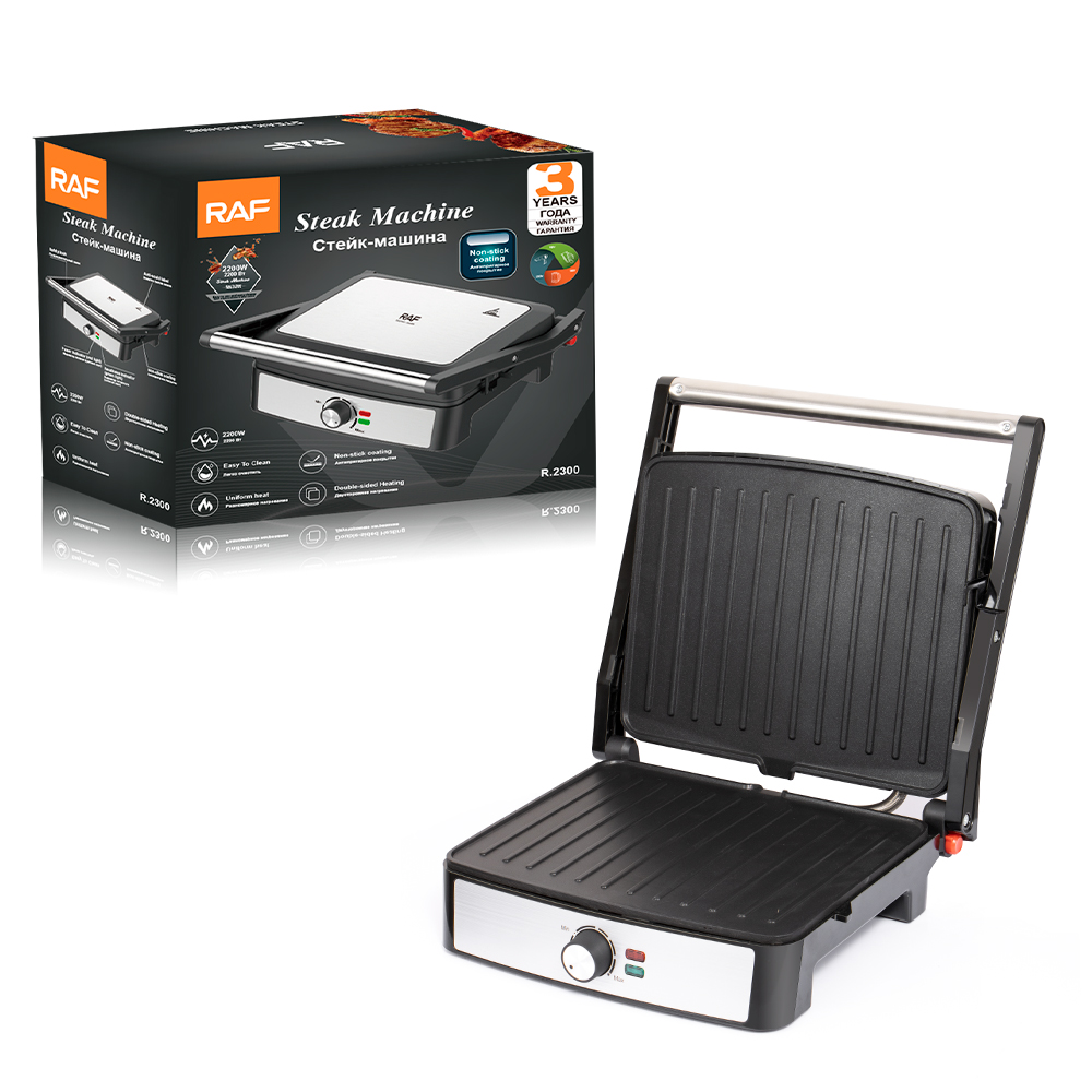RAF cross-border European regulation home Panini machine Steak machine Grill machine Sandwich machine Breakfast machine Barbecue home details Picture