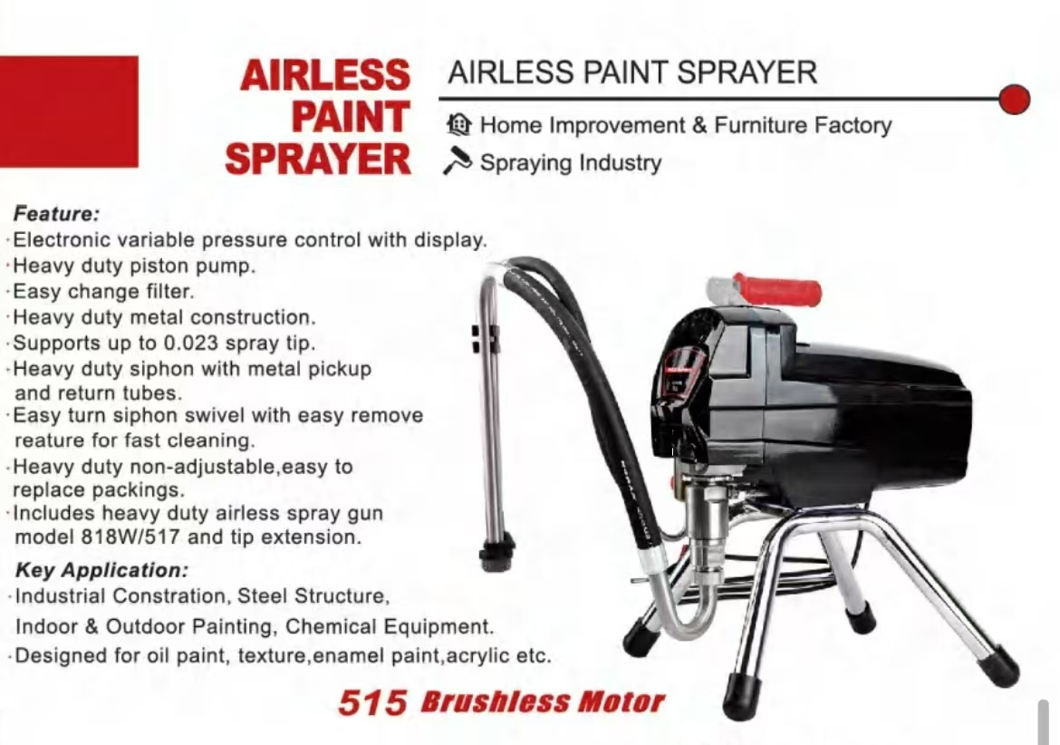 DOTOOL electric RP515 high pressure airless spray machine latex paint paint home improvement industry professional grade