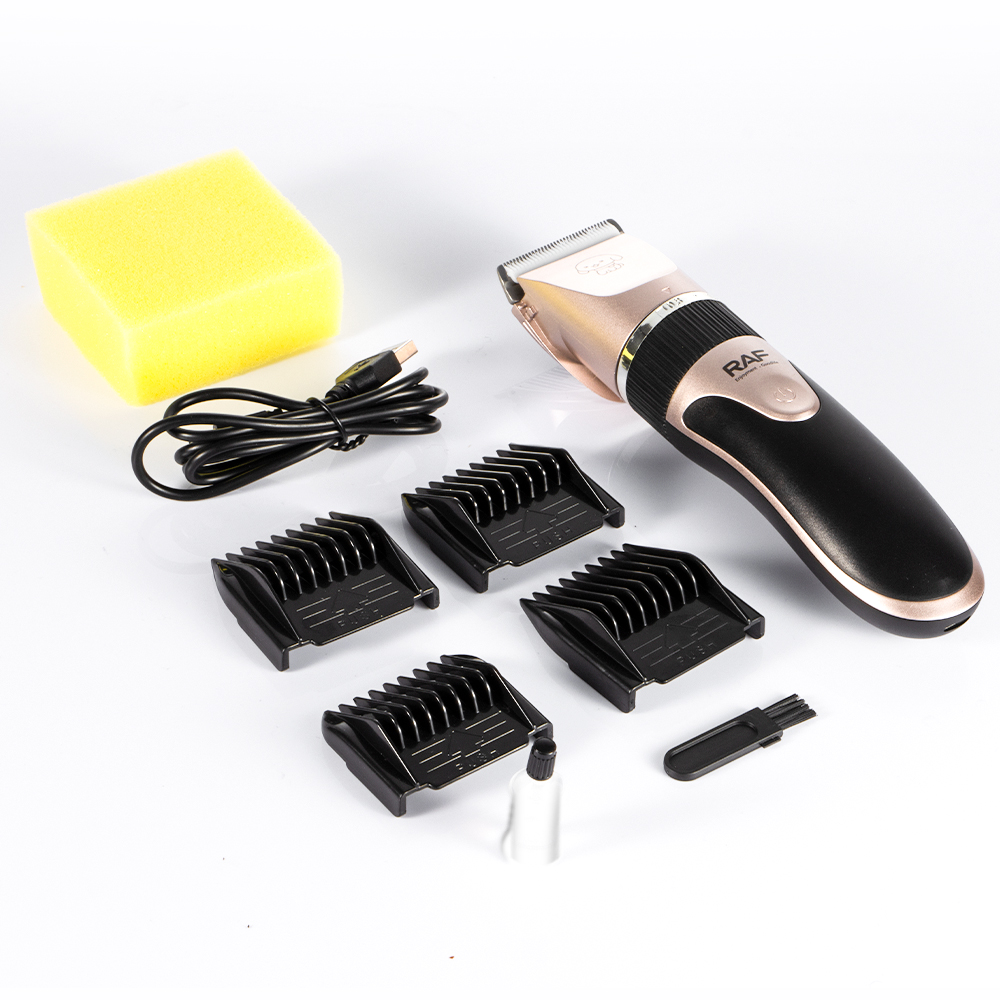 RAF Cross-border Five-in-one electric hair clipper, multi-functional electric clipper, hair shaving set, electric clipper, USB interface pic 10
