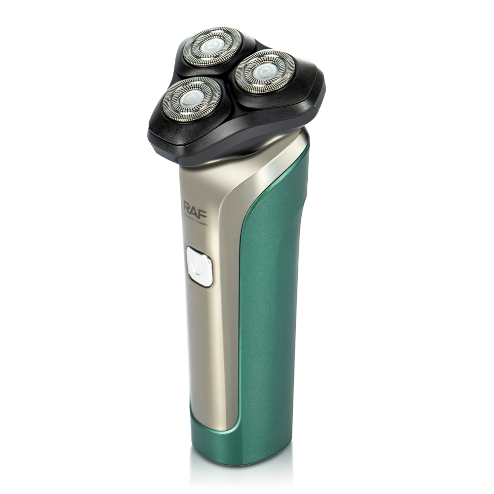 RAF cross-border rechargeable electric shaver three-head washable razor Electric three-head independent floating digital display portable pic 6