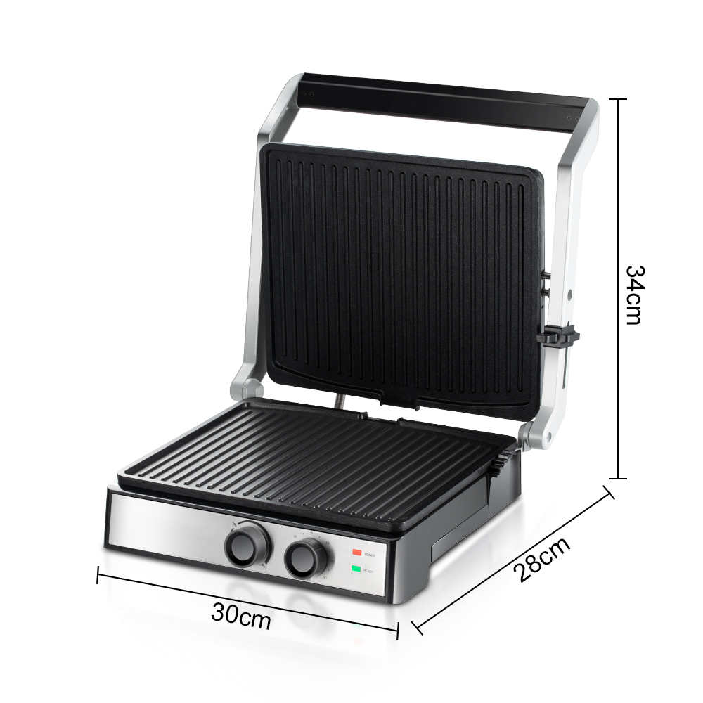 RAF cross-border European regulations home Panini machine Sandwich machine Breakfast machine Barbecue home steak machine Frying machine Specification drawing