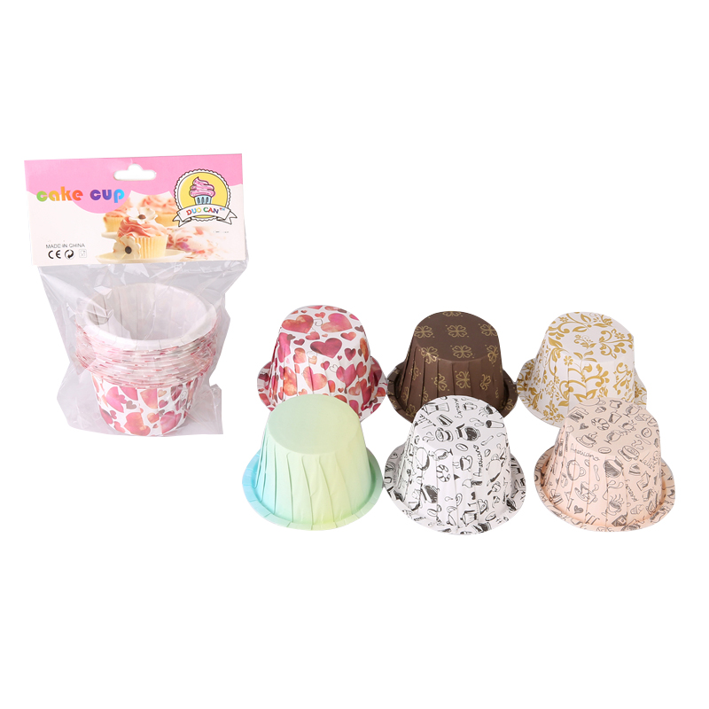 草帽杯5*4.5cm 12pcs/卡蛋糕杯蛋糕纸杯