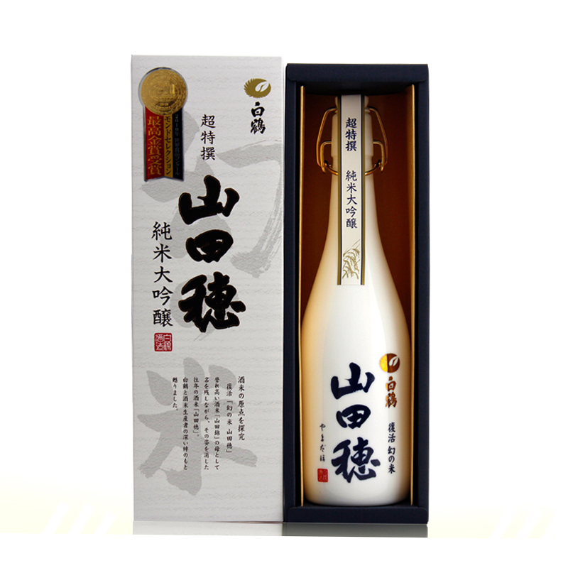 包邮！BAIOCCHI进口零食米酒日本白鹤山田穗纯米大吟酿清酒720ml