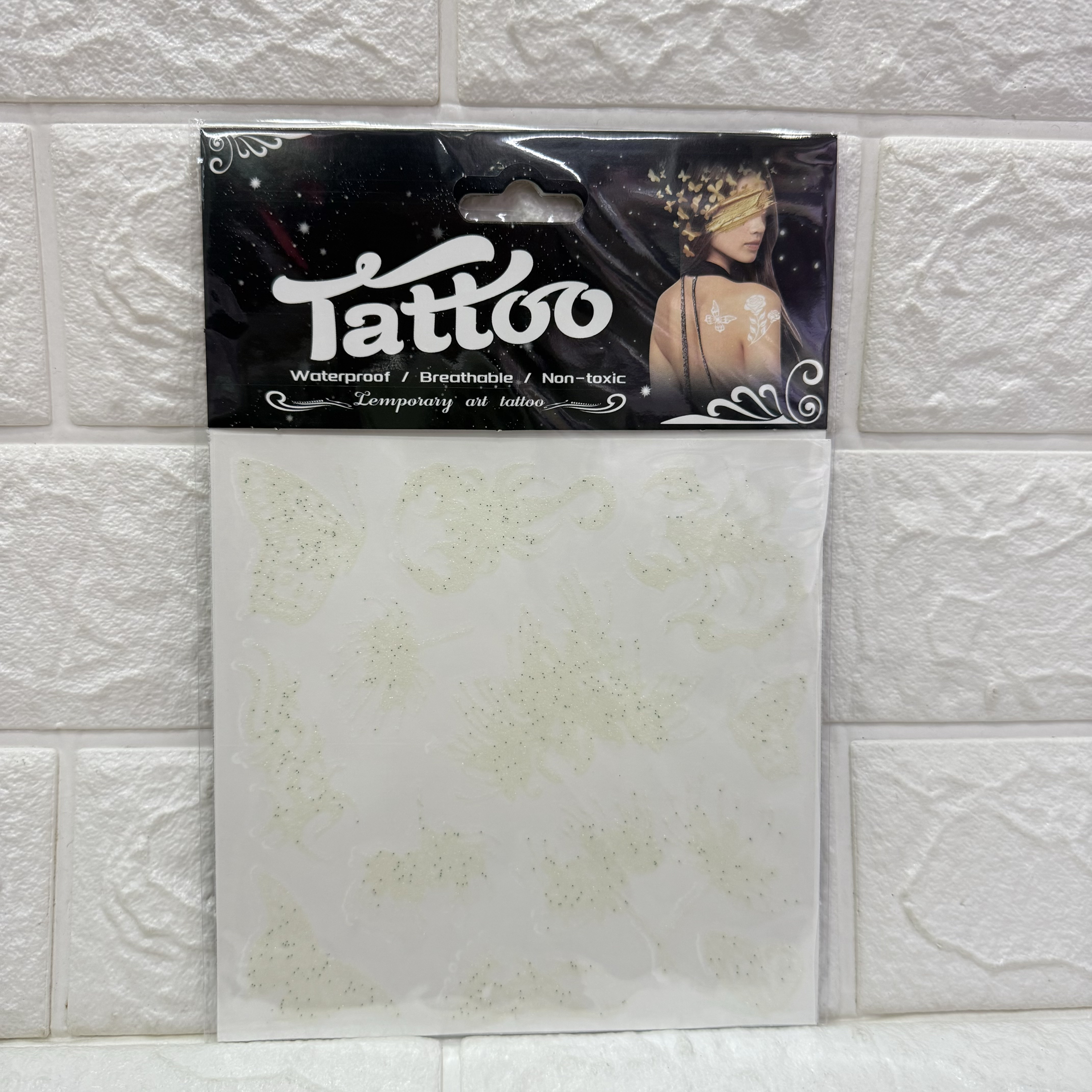 Luminous tattoo stickers, luminous gold powder stickers, cartoon fun stickers, tattoo stickers pic 10
