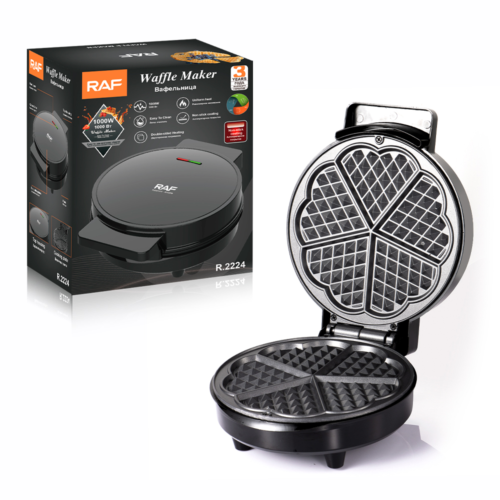 RAF European Standard home automatic sandwich machine Heated toast double breakfast machine Multi-function heart waffles details Picture