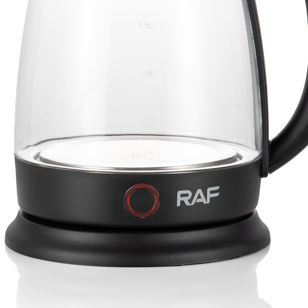 RAF European regulation cross-border visual high borosilicate glass kettle automatic power off kettle Electric kettle power 2LR.7213 Specification drawing