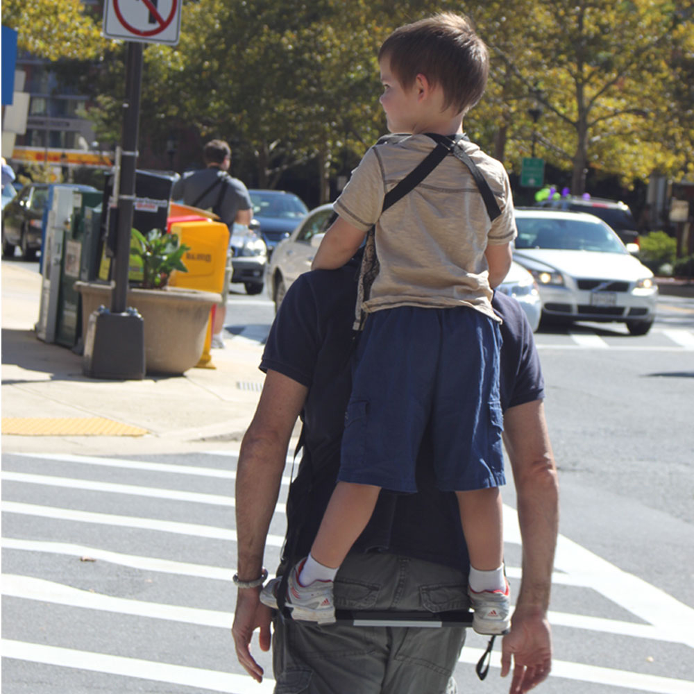 Cross-border children spring outing can stand backpack big children outdoor multifunctional standing backpack travel knight backpack Item Picture
