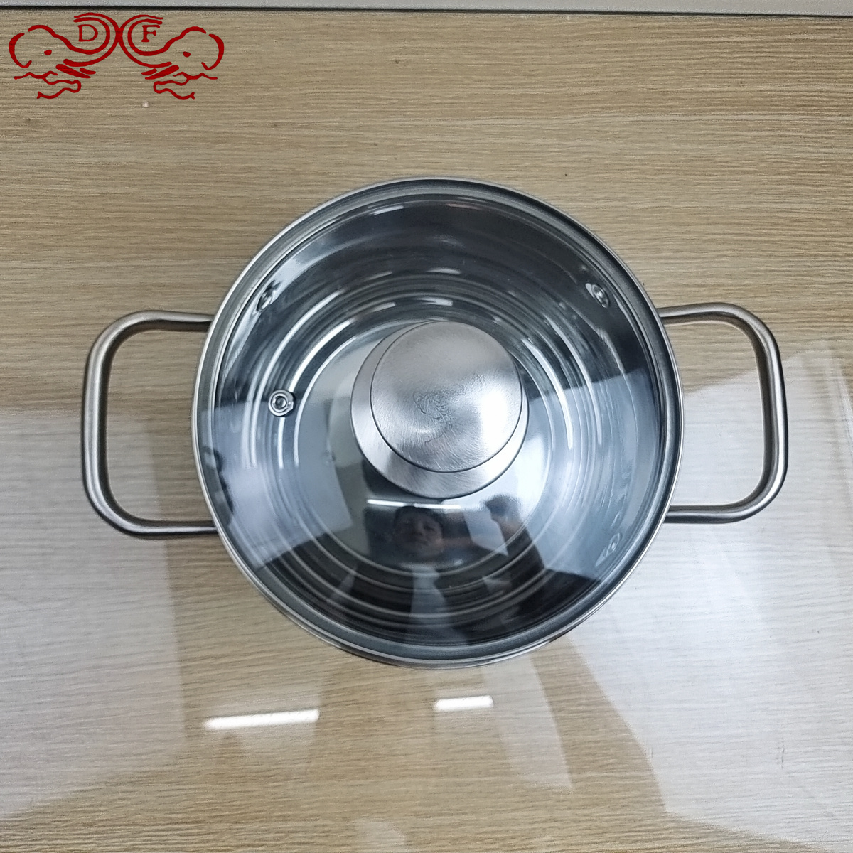DF99090 cross-border pipe handle export pot, soup pot and milk pot composite steel DF TRADINGHOUSE details Picture