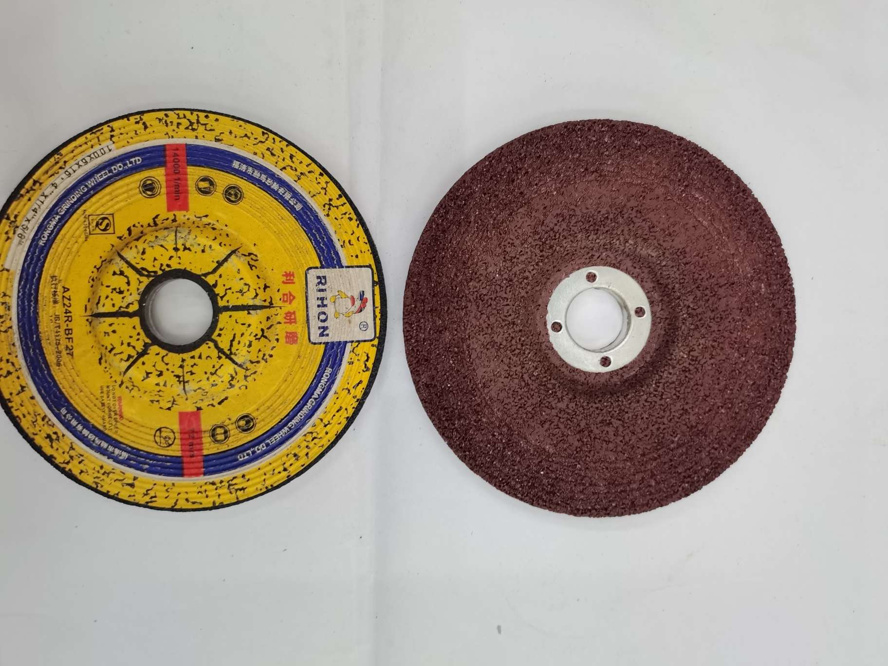 Industrial 100-type Angle grinding machine, high-quality cutting disc, metal stainless steel special reinforced double-mesh 107 grinding wheel hand grinding wheel detail image 5