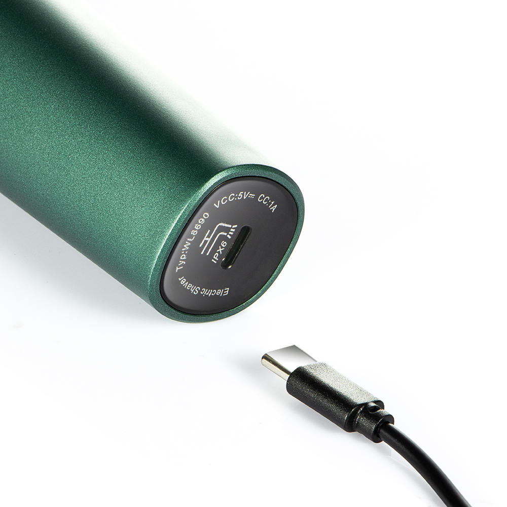 RAF cross-border rechargeable electric shaver three-head washable razor Electric three-head independent floating digital display portable pic 5