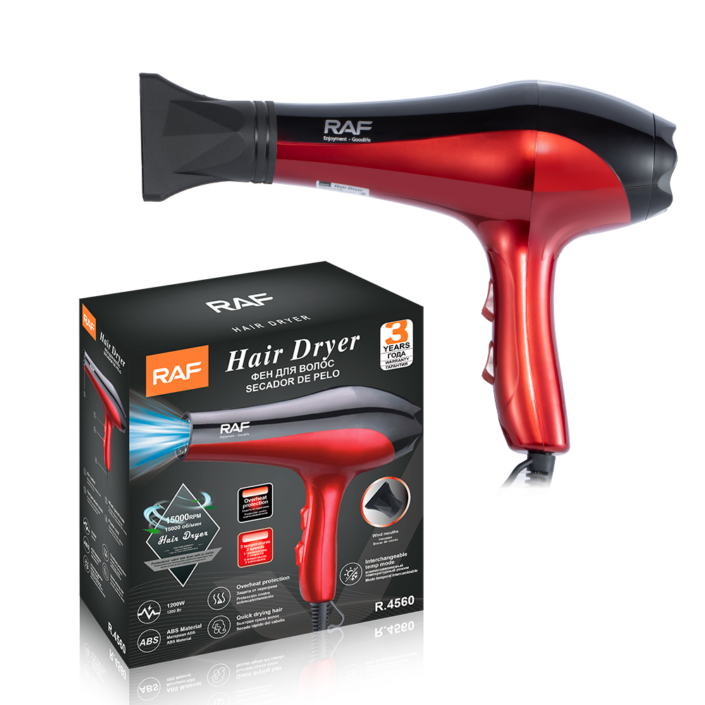 RAF European standard cross-border exclusive hair dryer, household high-power hairdresser, hair salon and hair salon special air duct details Picture
