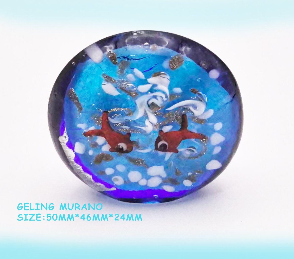 新款鲸鱼造型桌面摆件迷你琉璃福袋鱼缸装饰手工DIY工艺品饰品艺术品详情5