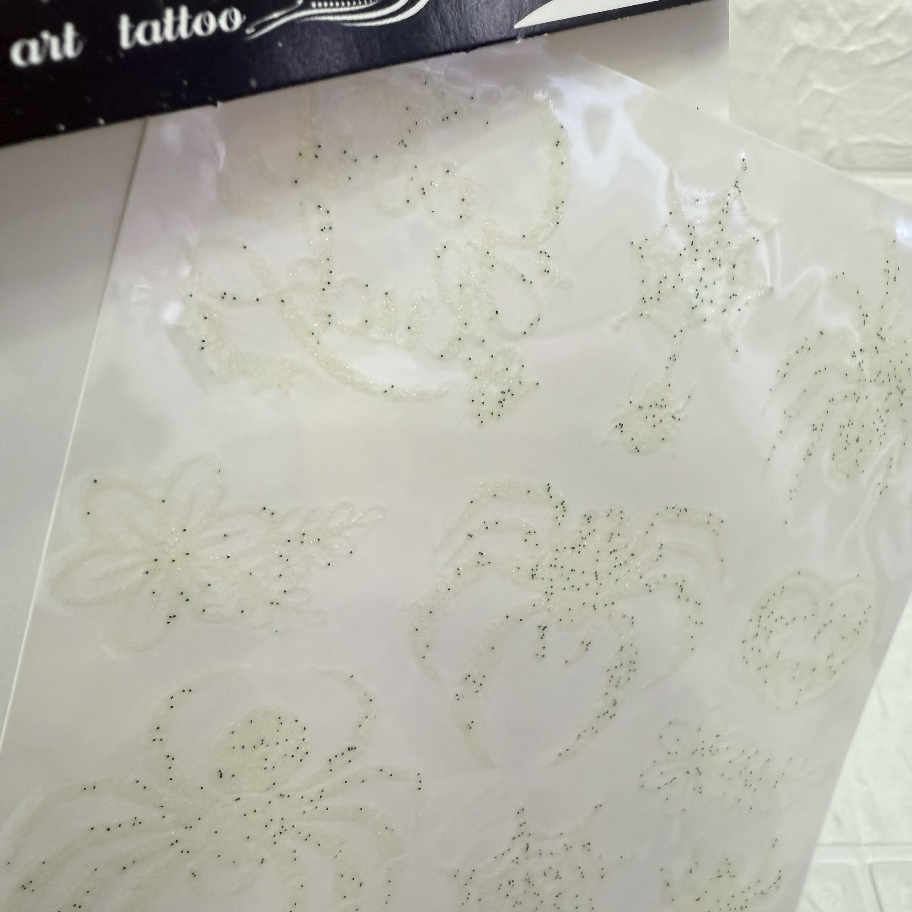 Luminous tattoo stickers, luminous gold powder stickers, cartoon fun stickers, tattoo stickers pic 15