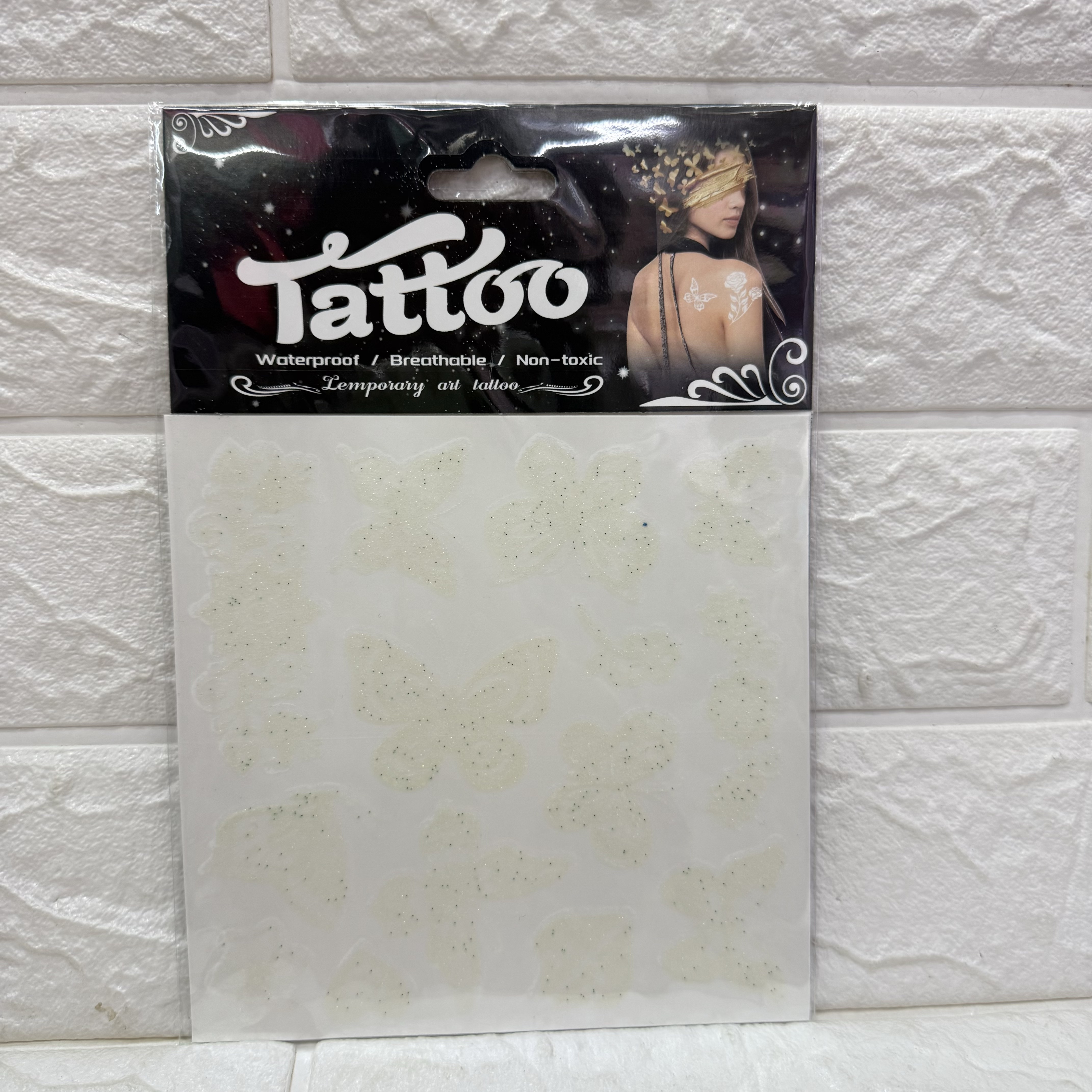Luminous tattoo stickers, luminous gold powder stickers, cartoon fun stickers, tattoo stickers pic 11