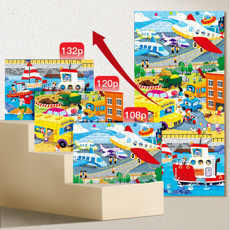 New children's advanced puzzle 3-6 years old kindergarten boys and girls gift prize Enlightenment early education educational toys export CPC CE Certificate Digital animal 7 optional Application Scenario