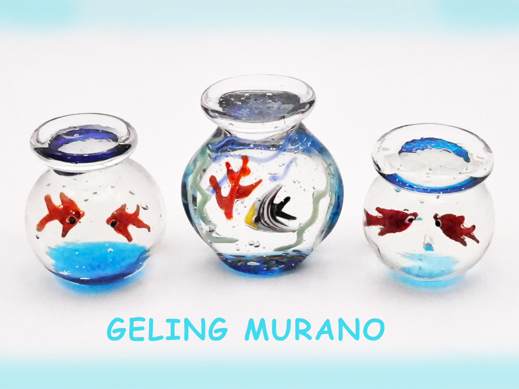 新款鲸鱼造型桌面摆件迷你琉璃福袋鱼缸装饰手工DIY工艺品饰品艺术品详情7