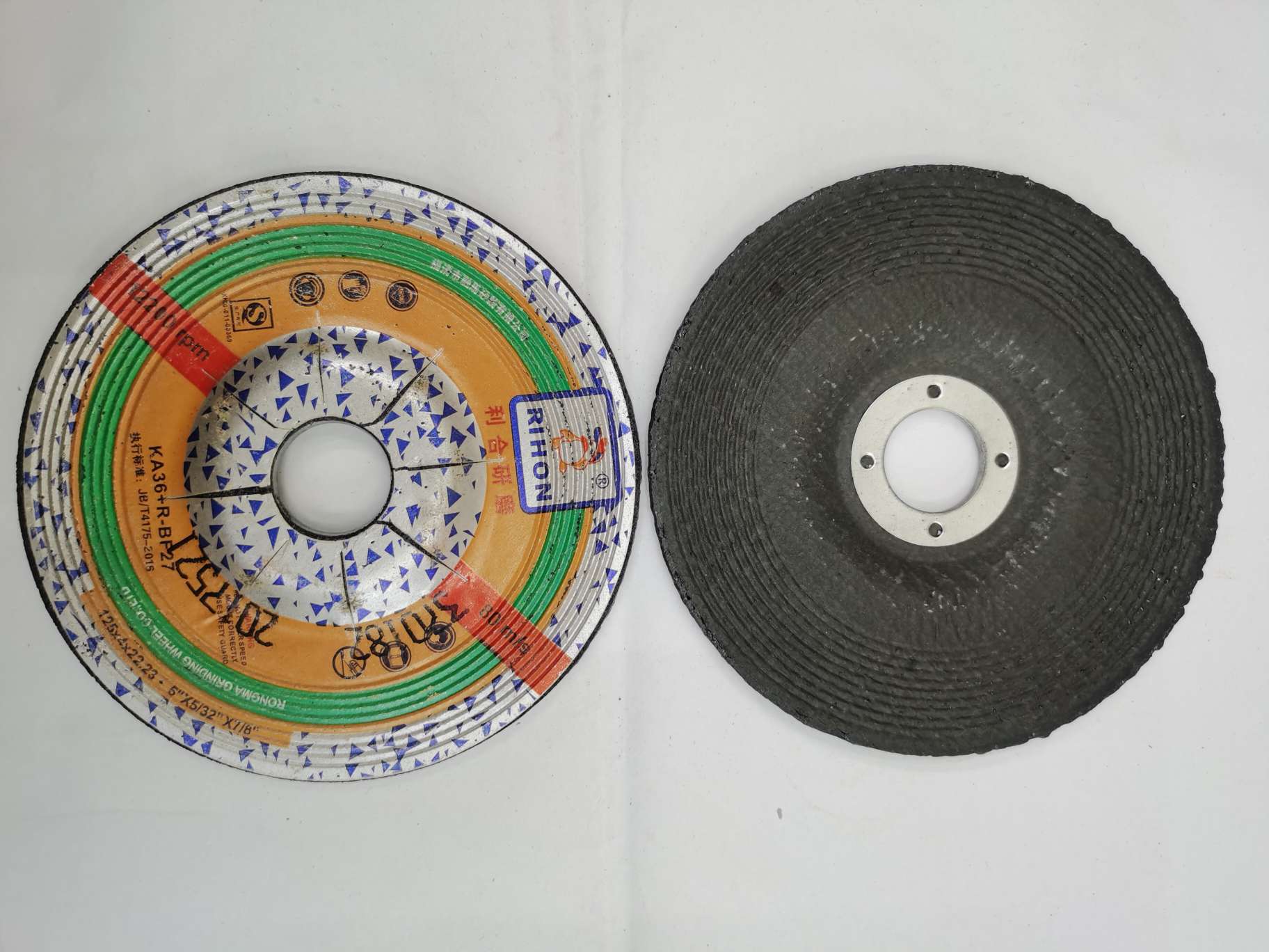Industrial 100-type Angle grinding machine, high-quality cutting disc, metal stainless steel special reinforced double-mesh 107 grinding wheel hand grinding wheel detail image 9