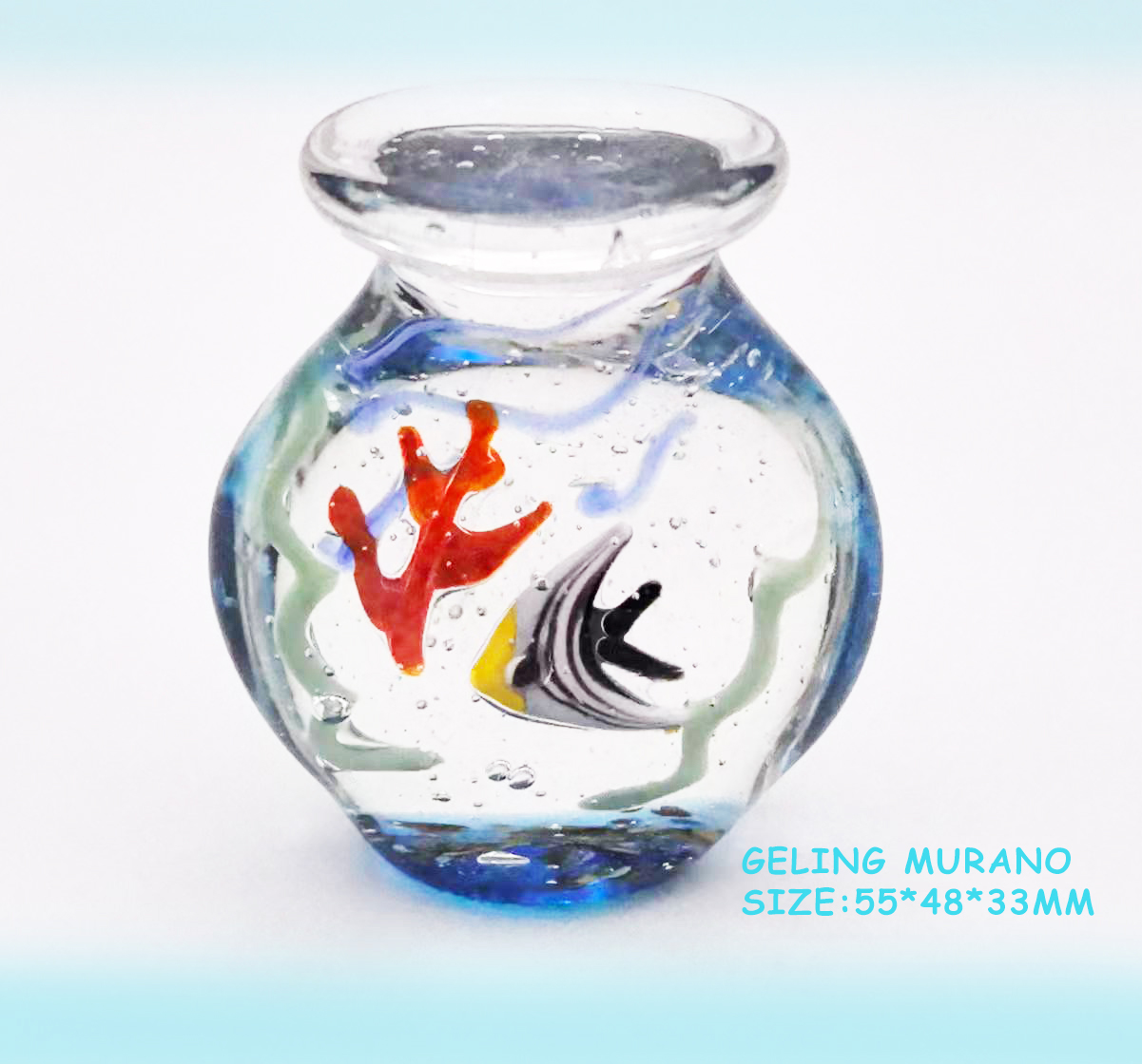 新款鲸鱼造型桌面摆件迷你琉璃福袋鱼缸装饰手工DIY工艺品饰品艺术品详情8