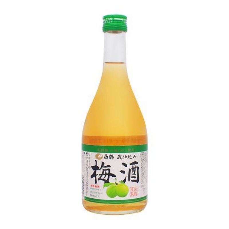 包邮!BAIOCCHI进口米酒洋酒休闲零食日本神户白鹤梅酒利口酒500ml