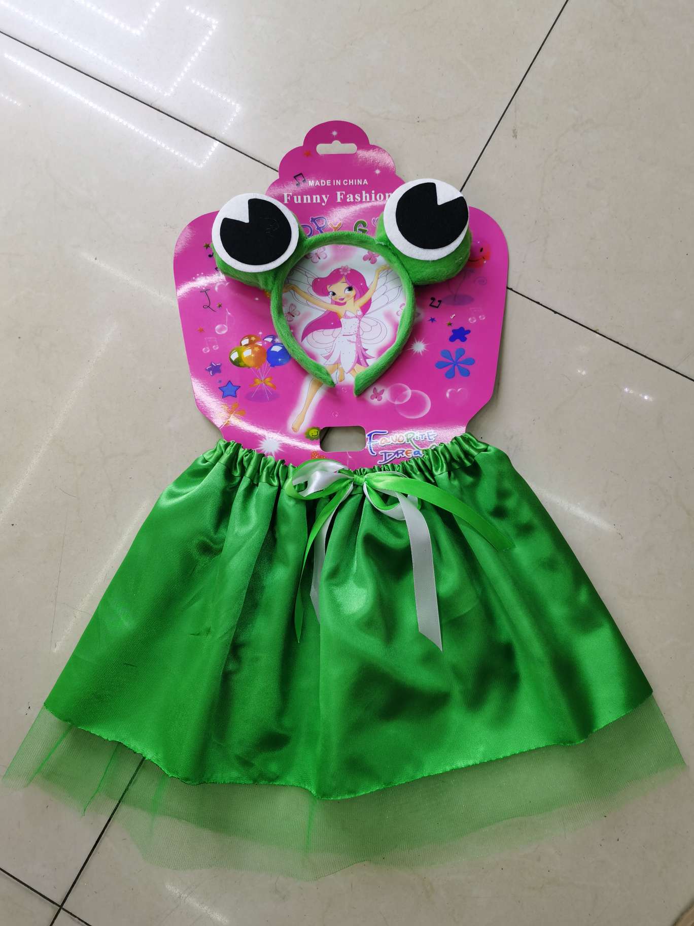 蜜蜂发箍套装，动物套装，节日套装，小女孩蜜蜂套装，可爱角色扮演女童连衣裙童裙公主裙详情图2