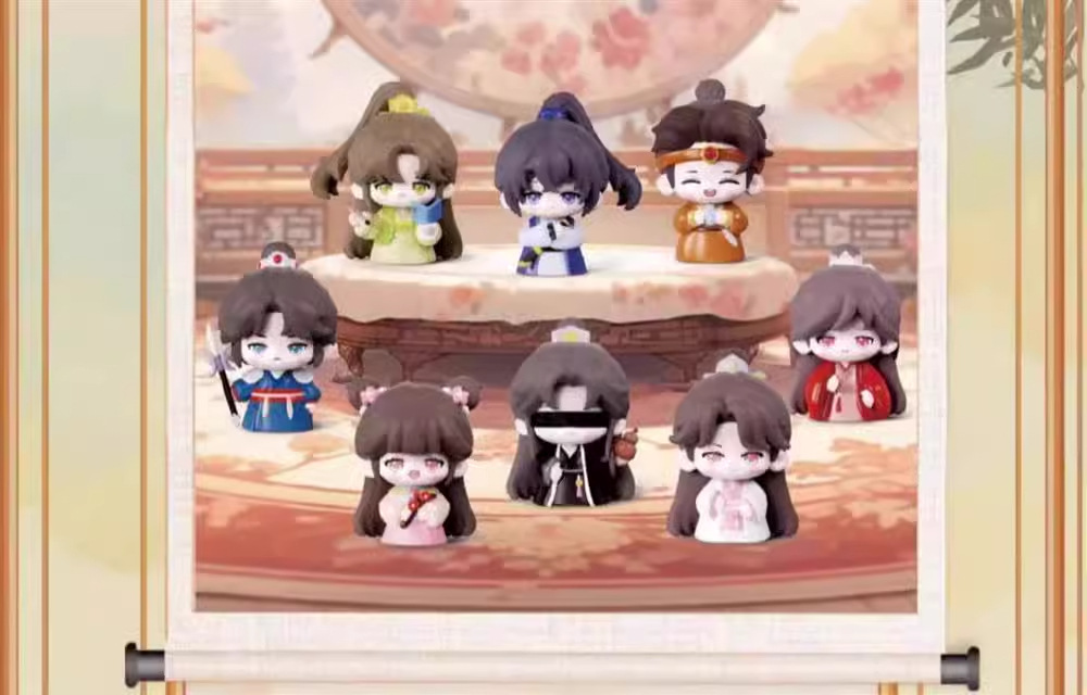 正版麦乐微笔 DM笔记古风系列盲盒 第二弹可爱动漫周边设计公仔桌面手办摆件礼物详情11